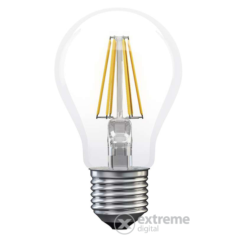 Emos LED izzó filament E27, 6W (Z74261)