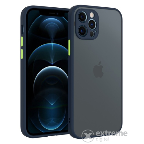 Cellect műanyag tok iPhone 12 Pro készülékhez, kék/zöld