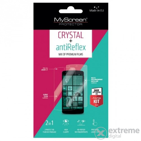 Myscreen zaštitna folija sa krpicom Nokia Lumia 625, crystal-antireflex (GP-37682)