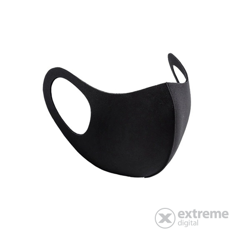 3D Spandex pralna maska ​​za otroke od 13-18 let, črna