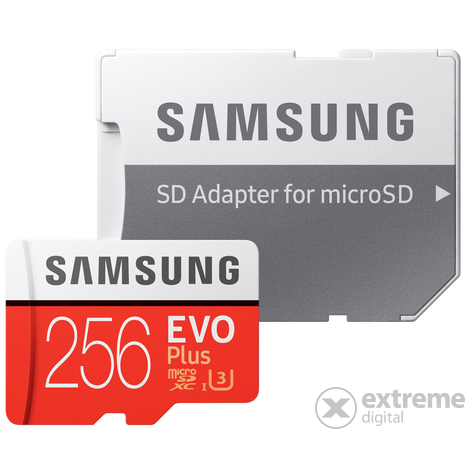 Samsung EVO Plus microSDXC memóriakártya, 256GB