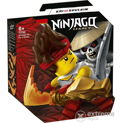 LEGO®  Ninjago 71730 Hősi harci készlet - Kai vs Skulkin