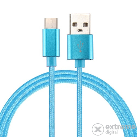Gigapack Type-C kábel, 3m, modrý | Extreme Digital