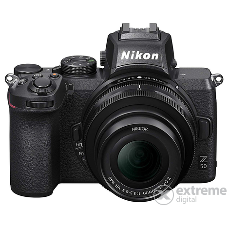 Nikon Z50 Kit (mit 16-50mm VR Objektiv), schwarz, 3 Jahre Garantie auf das Gehäuse