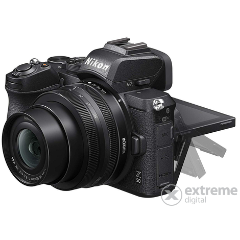 Nikon Z50 fotoaparát sada (16-50mm VR + 50-250mm VR objektivem), černý