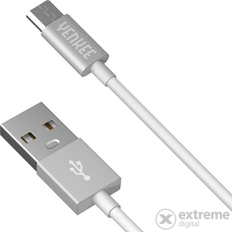 Yenkee micro USB 2.0 adatkábel és töltő, fehér