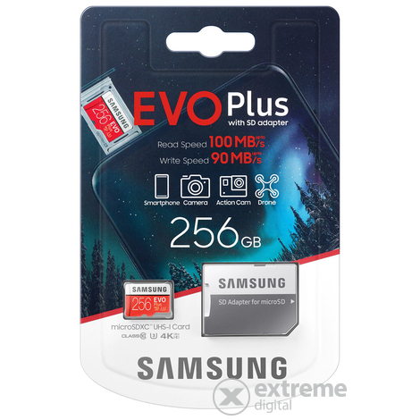 Samsung EVO Plus microSDXC pamtová karta, 256GB
