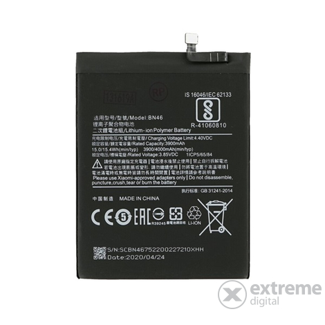 Xiaomi 4000 mAh Li-Ion baterie pro Redmi Note 6 (vyžaduje odbornou montáž)