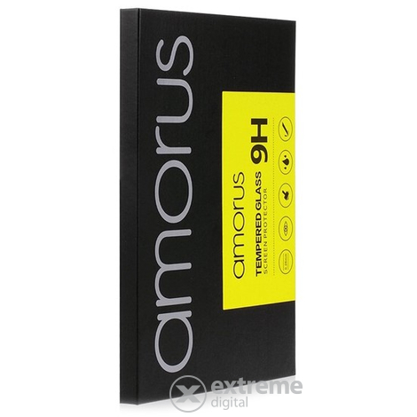 Amorus 3D full cover, íves edzett üveg Samsung Galaxy Note 10 Plus (SM-N975F) készülékhez, fekete