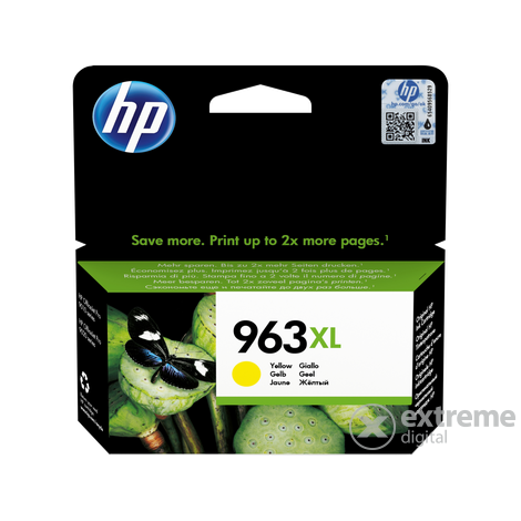 HP 3JA29AE (HP No963XL) Officejet Pro tinta, patron, žuta, 1600/str