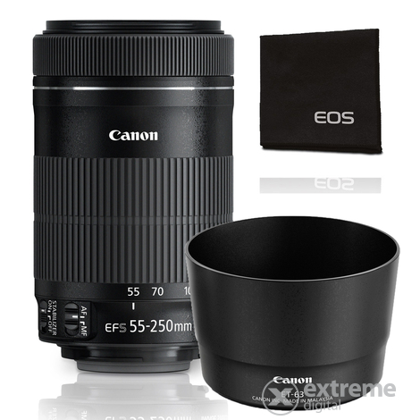 EFS 55-250mm Gegenlichtblende für Objektiv Canon EOS EFS 18-55mm 