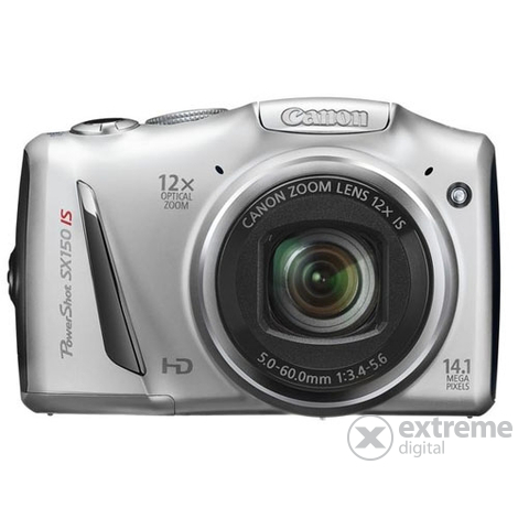 Canon PowerShot SX150 IS digitális fényképezőgép, ezüst