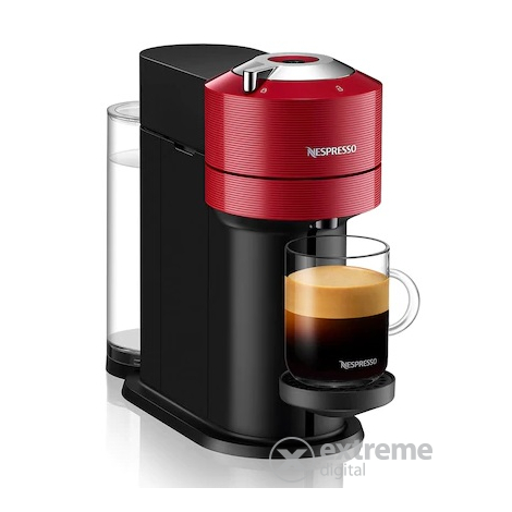 Nespresso-Krups Vertuo Next XN910510 kapsulový kávovar, červený - [otvorený]