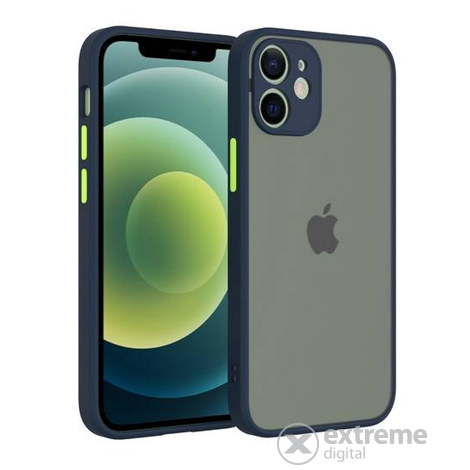 Cellect műanyag tok iPhone 12 mini készülékhez, kék/zöld