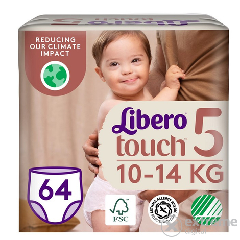 Libero Touch bugyipelenka, méret: 5, 10-14 kg, 64db
