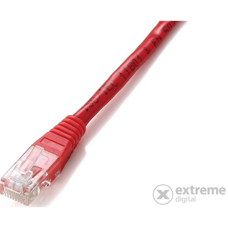 Equip 825427 UTP patch kábel, CAT5e, 0,5m piros