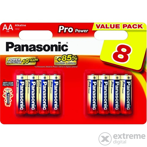 Panasonic Pro Power LR6PPG-8BW AA  1.5V alkalne baterije (8kom.)