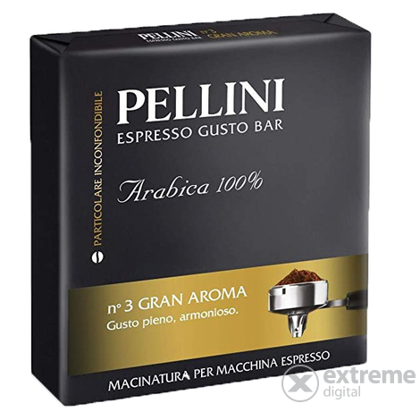 Pellini Gran Aroma N3 100% Arabica őrőlt kávé, 2x250 g