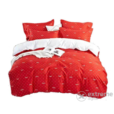 Croccus Home 7 dijelova posteljina, Masni serija, crvena