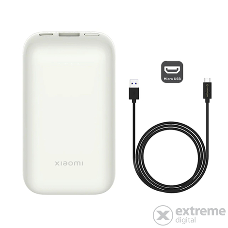 Xiaomi Pocket Edition Pro, 33W Power Bank externí baterie, 10000mAh, sloní kost