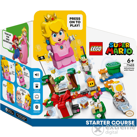 LEGO® Super Mario 71403 Peach kalandjai kezdőpálya