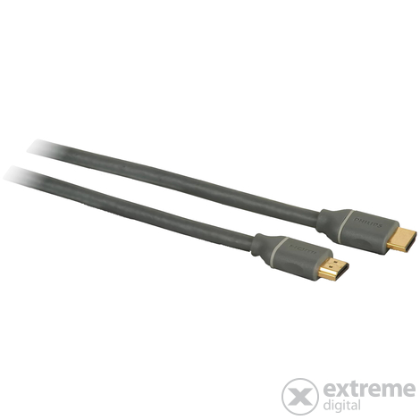 Philips SWV4434S/10 HDMI kabel, male-male, 4K, Ethernet, 5 m, pozlacený, černý