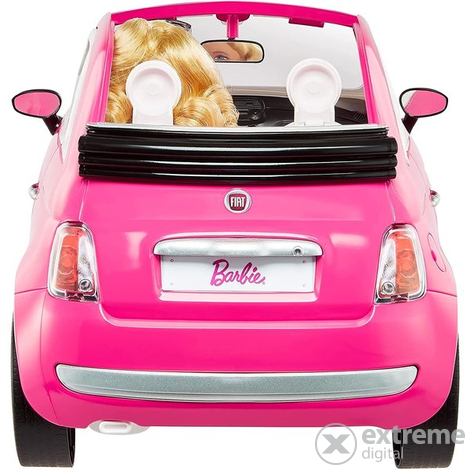 Mattel Barbie Fiat 500 autóval