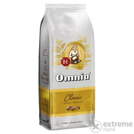 Douwe Egberts Omnia Classic zrna kave, 3x1000g
