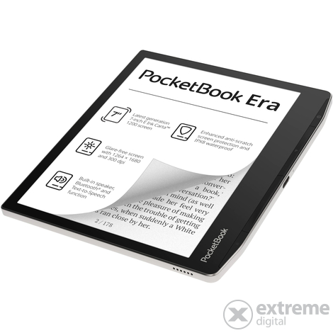 POCKETBOOK e-Reader - PB700 ERA srebrni (7"E Ink Carta1200, Cpu: 1GHz, 16GB,1700mAh, wifi, B, USB-C)