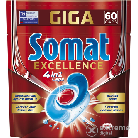 Somat Excellence tablety do umývačky riadu, 60 ks