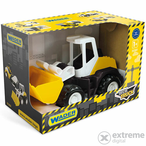 Plastični buldožer Wader Tech Truck, 27 cm (5900694353640)