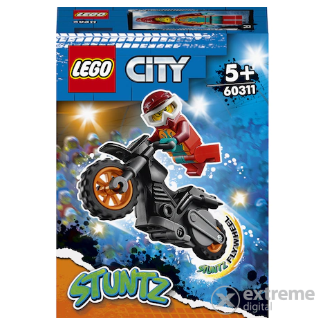 LEGO® City 60311 Fire kaszkadőr motorkerékpár