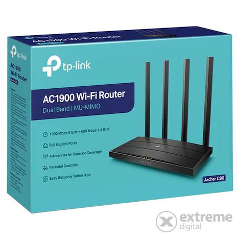 TP-LINK Archer C80 AC1900 Wireless MU-MIMO Wi-Fi Router