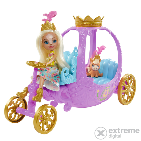 Mattel EnchanTimals Kráľovský kočiar s bábikou Peola Pony