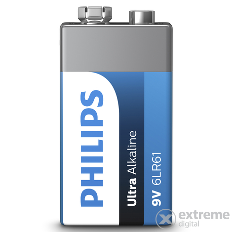 Philips 6LR61E1B/10 Ultra Alkaline 9V 1 elem