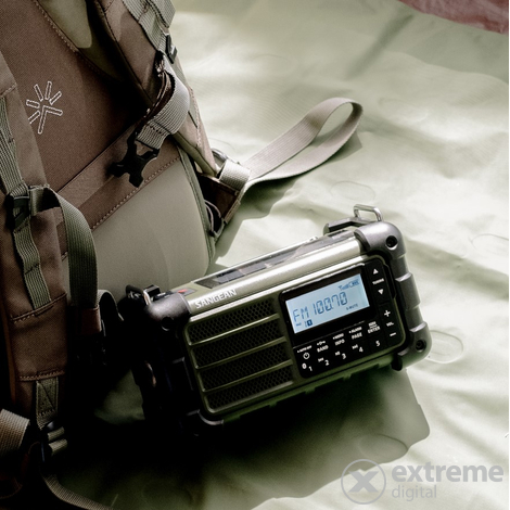 Sangean MMR-99 Desert Tan FM / AM / Bluetooth solárne rádio, zelené