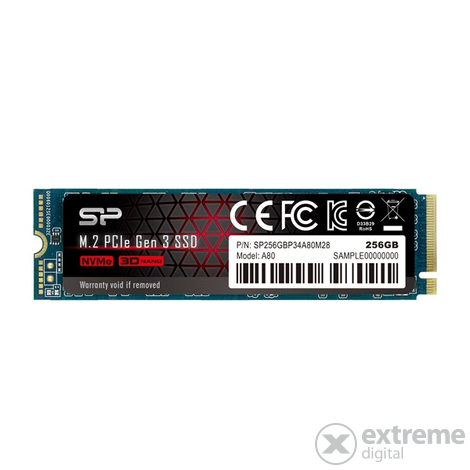 Silicon Power A80 SSD 256GB M.2 PCIe Gen 3x4