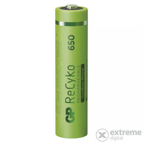 GP ReCyko NiMH punjive baterije za bežične telefone (B2416), HR03 (AAA) 650mAh, 2kom