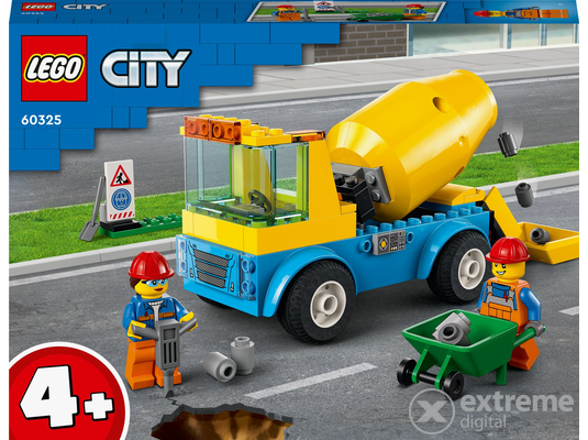 LEGO® City Great Vehicles 60325 Betonkeverő teherautó