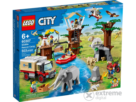 LEGO® City Wildlife 60307 Vadvilági mentőtábor