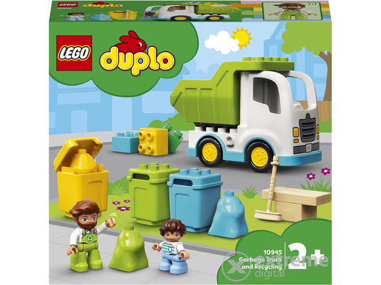 LEGO® DUPLO Town 10945 Szemeteskocsi és újrahasznosítás
