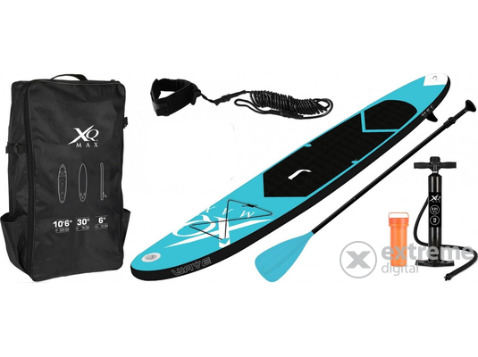 XQMax iSUP felfújható állószörf, kék, 320x76x15cm