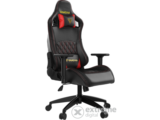 Gamdias Aphrodite EF1-L gamer szék, fekete/piros
