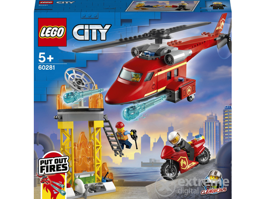 LEGO®  City Fire 60281 Tűzoltó mentőhelikopter