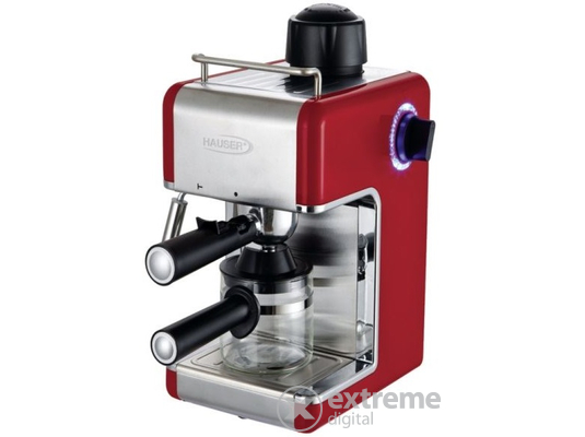 Hauser CE-929 Presszó kávéfőző, piros