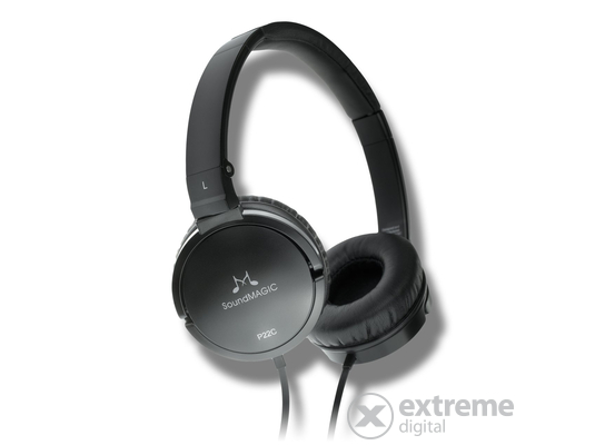 SoundMAGIC P22C On-Ear fejhallgató headset, fekete