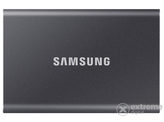Samsung Külső SSD 2TB - MU-PC2T0T/WW (T7 Touch external, szürke, USB 3.2, 2TB)