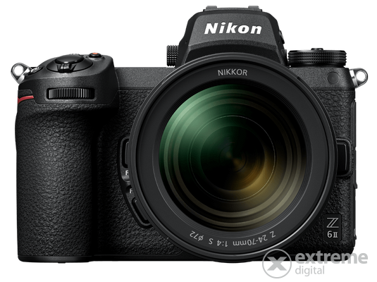 Nikon Z6 II MILC fényképezőgép kit (24-70mm F4 objektívvel)