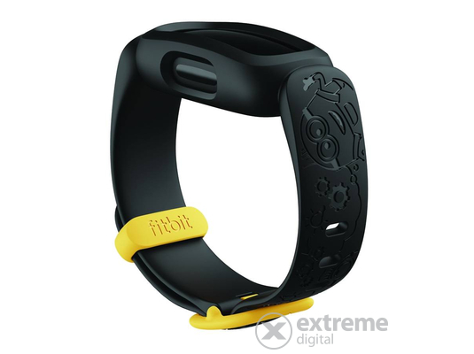 Fitbit Ace 3 Minions aktivitásmérő karpánt gyerekeknek, fekete/sárga
