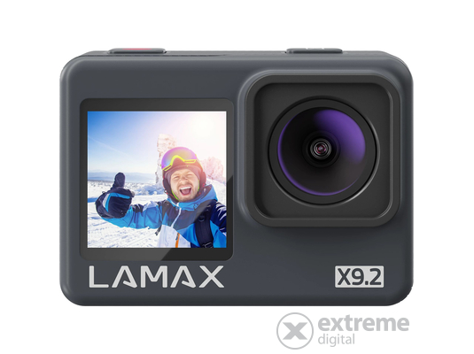 Lamax Action X9.2, 4K 60 fps, vízálló sportkamera távirányítóval és külső mikrofonnal